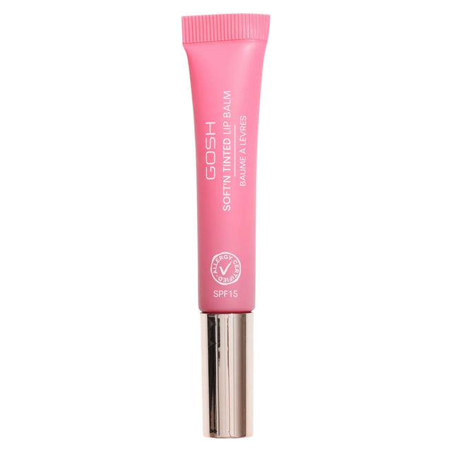 Gosh, Soft'n Tinted, Vegan, Hydrates, Lip Balm, 005, Pink Rose, SPF 15, 8 ml *Tester  Gosh - Nutra Best Bulgaria