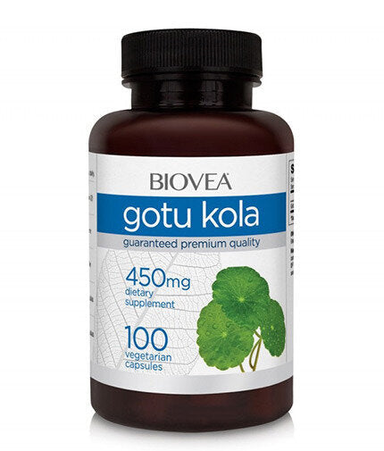 Gotu Kola 450 mg / 100 Caps  Biovea - Nutra Best Bulgaria