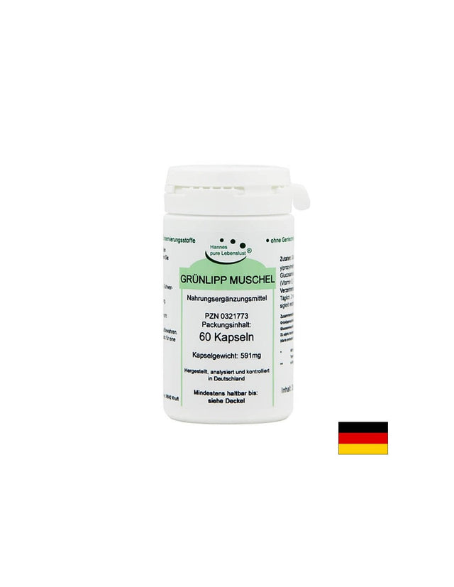 Grünlipp muschel / Зеленоуста мида с глюкозамин сулфат, 60 капсули El Compra  El Compra - Nutra Best Bulgaria