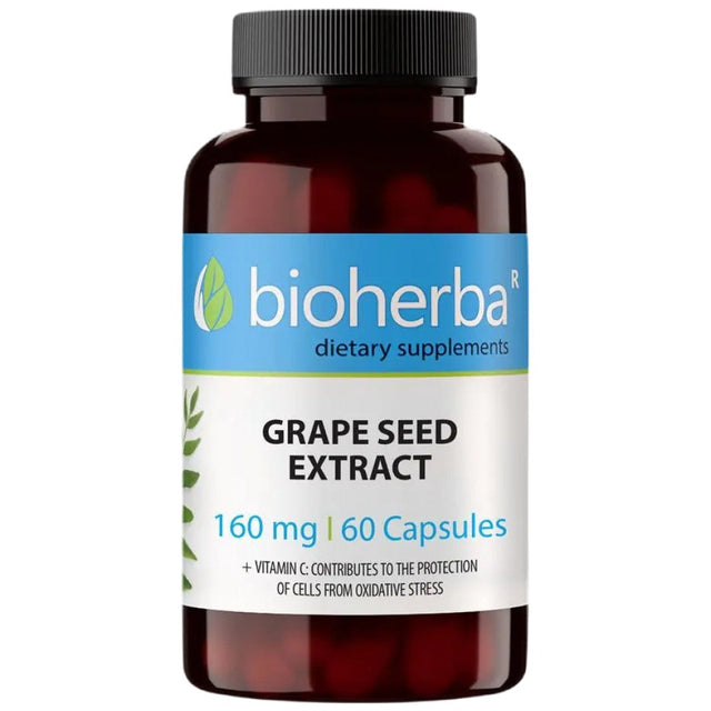 Grape Seed Extract 280 mg - 60 капсули  Bioherba - Nutra Best Bulgaria
