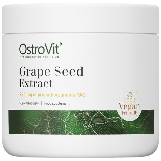 Grape Seed Extract Powder 50 грама  OstroVit - Nutra Best Bulgaria