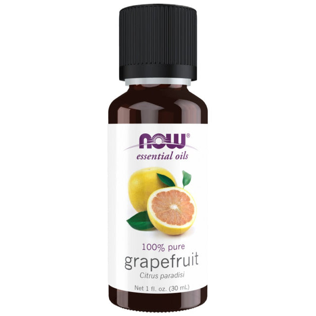 Grapefruit Oil | 100% Pure Citrus Paradisi - 30 мл  NOW Foods - Nutra Best Bulgaria