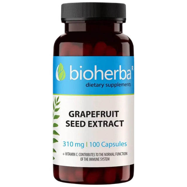 Grapefruit Seed 330 mg - 100 капсули  Bioherba - Nutra Best Bulgaria