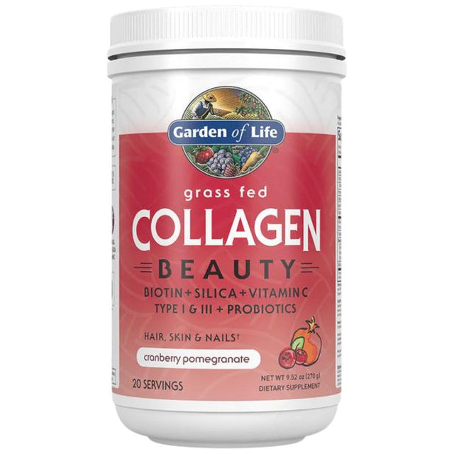 Grass Fed Collagen Beauty - 270 грама  Garden Of Life - Nutra Best Bulgaria