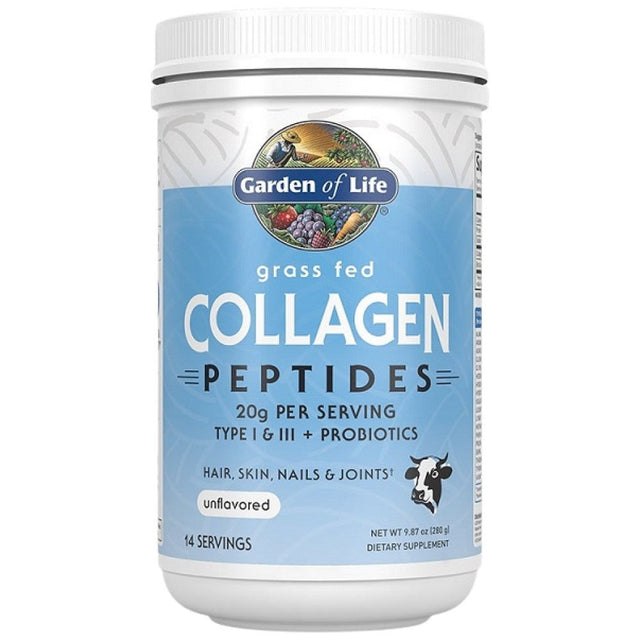 Grass Fed Collagen Peptides - 280 грама  Garden Of Life - Nutra Best Bulgaria