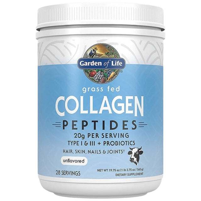 Grass Fed Collagen Peptides - 560 грама  Garden Of Life - Nutra Best Bulgaria