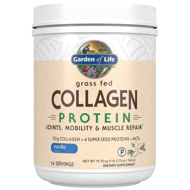 Grass Fed Collagen Protein - 560 грама  Garden Of Life - Nutra Best Bulgaria