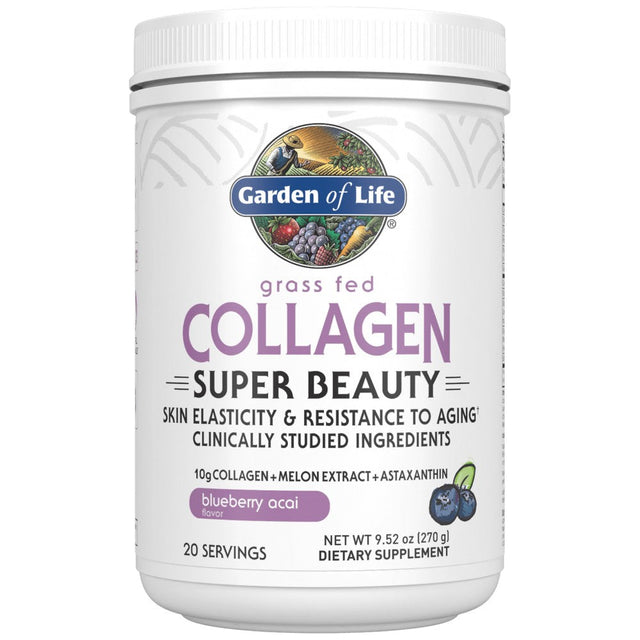 Grass Fed Collagen Super Beauty - 270 грама  Garden Of Life - Nutra Best Bulgaria