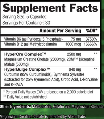Green Bulge - 150 капсули  Controlled Labs - Nutra Best Bulgaria