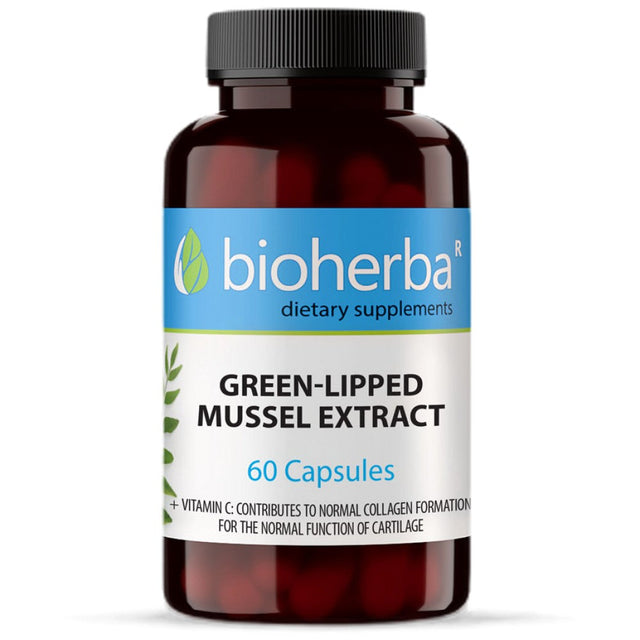Green Lipped Mussel Extract - 60 капсули  Bioherba - Nutra Best Bulgaria