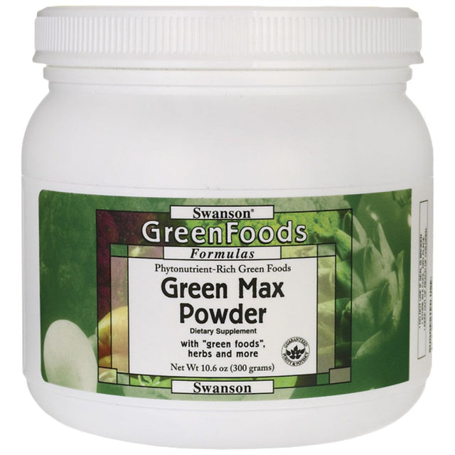 Green Max Powder 390 грама  Swanson - Nutra Best Bulgaria