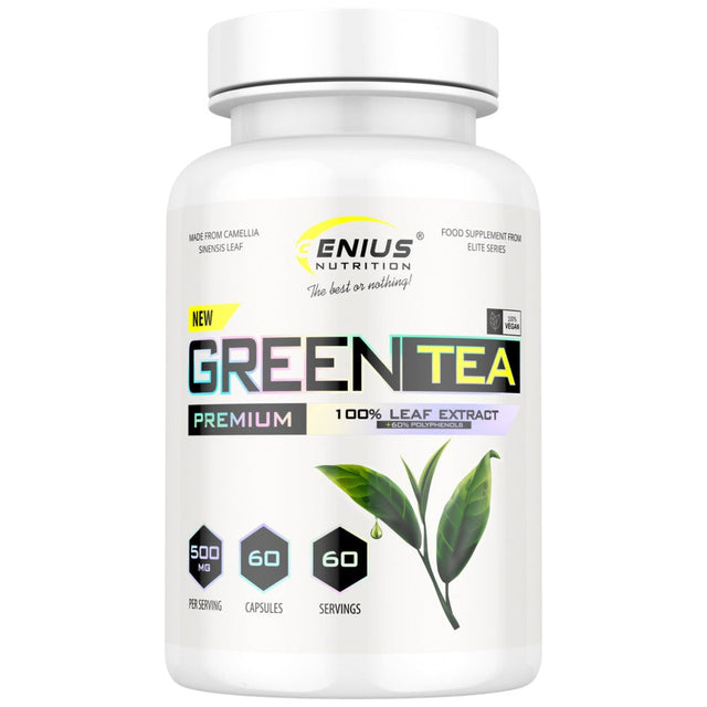 Green Tea 60 капсули  Genius Nutrition - Nutra Best Bulgaria