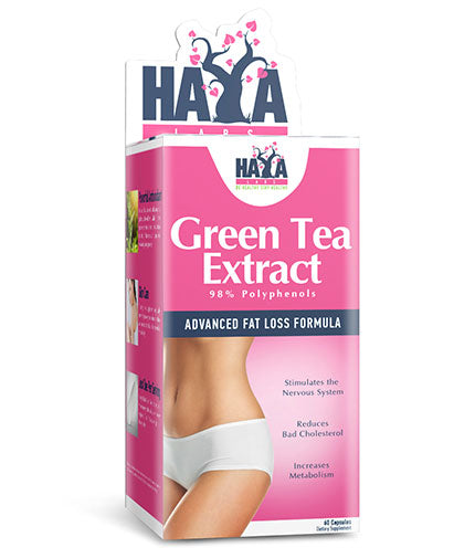 Green Tea Extract 500 mg / 60 Caps  HAYA LABS - Nutra Best Bulgaria