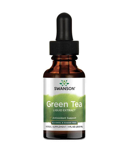 Green Tea Liquid Extract (Alcohol- & Sugar-Free) - 29.6 мл  Swanson - Nutra Best Bulgaria