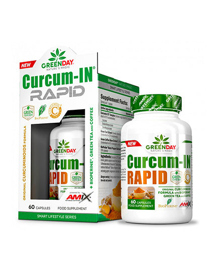 GreenDay Curcum-In Rapid / 60 Caps.  AMIX - Nutra Best Bulgaria