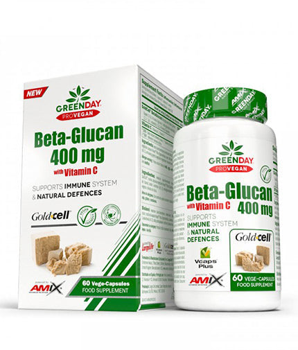 GreenDay® ProVEGAN BetaGlucan 400 mg / 60 Vcaps  AMIX - Nutra Best Bulgaria