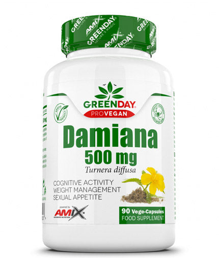GreenDay ProVegan Damiana / 90 Caps  AMIX - Nutra Best Bulgaria