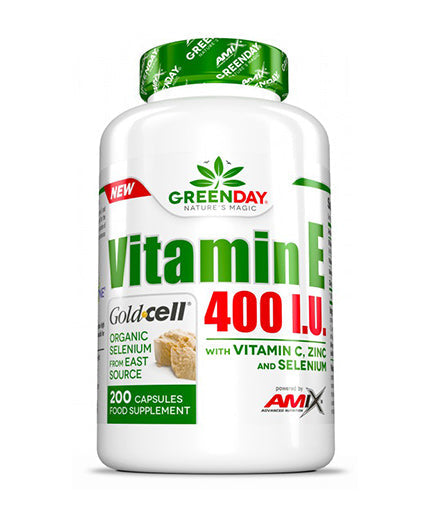 GreenDay Vitamin E 400 I.U. / 200 Caps  AMIX - Nutra Best Bulgaria