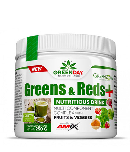 Greens & Reds+ - 0.250 кг  AMIX - Nutra Best Bulgaria