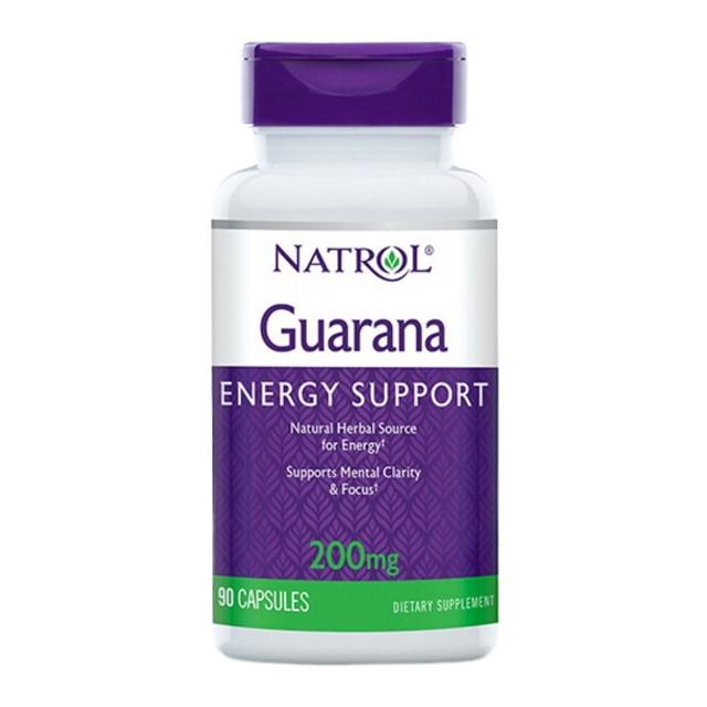 Guarana 200 mg. / 90 Caps.  Natrol - Nutra Best Bulgaria