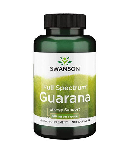Guarana 500 mg - 100 капсули  Swanson - Nutra Best Bulgaria