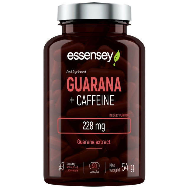 Guarana + Caffeine - 90 капсули  ESSENSEY - Nutra Best Bulgaria