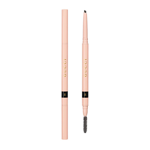 Gucci, Stylo A Sourcils, Waterproof, Double-Ended, Eyebrow Cream Pencil, 06, Noir, 0.09 g  Gucci - Nutra Best Bulgaria