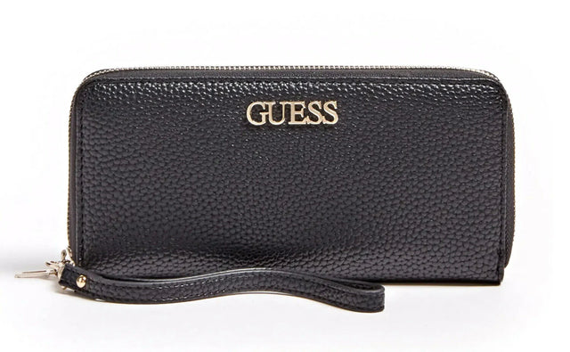 Guess, Alby, Textile Wallet, SLG Large Zip, Black, For Women  Guess - Nutra Best Bulgaria