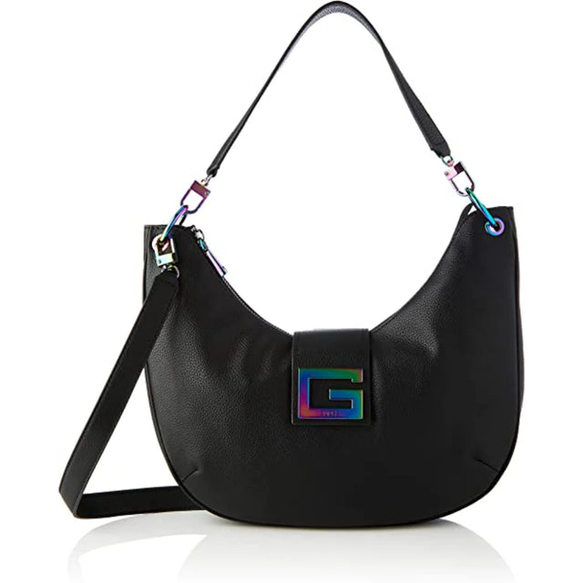 Guess, Brightside, Polyurethane, Textile Bag, Large Hobo, Black, For Women  Guess - Nutra Best Bulgaria