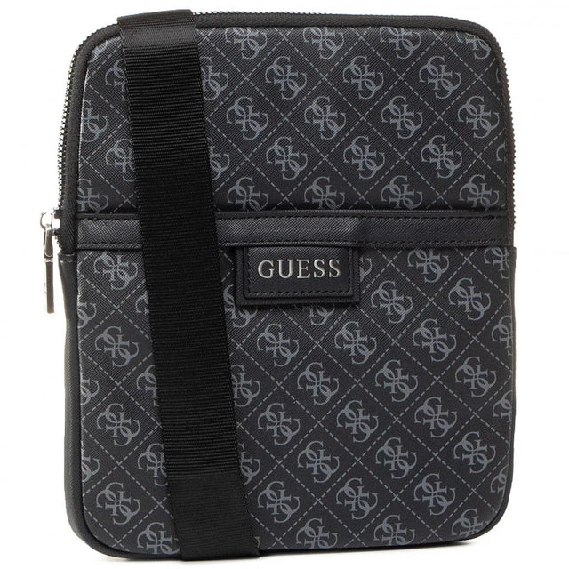 Guess, Dan, Flat Top Zip, Textile Crossbody Bag, Black, For Men  Guess - Nutra Best Bulgaria