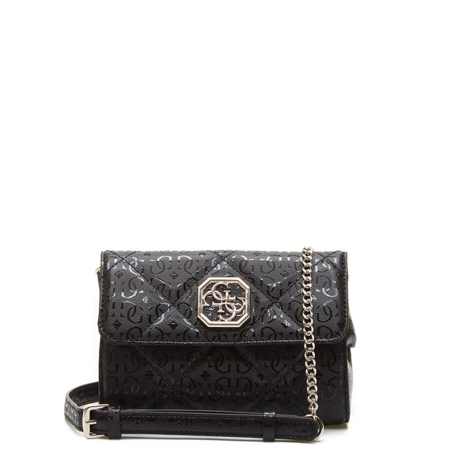 Guess, Dilla Mini Convertible Xbody, Textile Bag, Belt, Black, For Women, 18x13x6 cm  Guess - Nutra Best Bulgaria