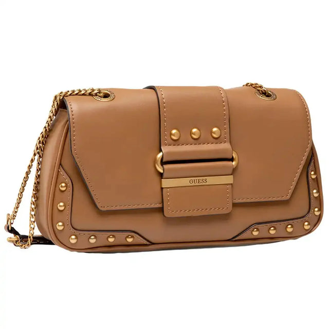 Guess, Greta, Polyurethane, Textile Crossbody Bag, Cognac, hwvb81 29210, 16 x 29 x 5.3 cm, For Women  Guess - Nutra Best Bulgaria