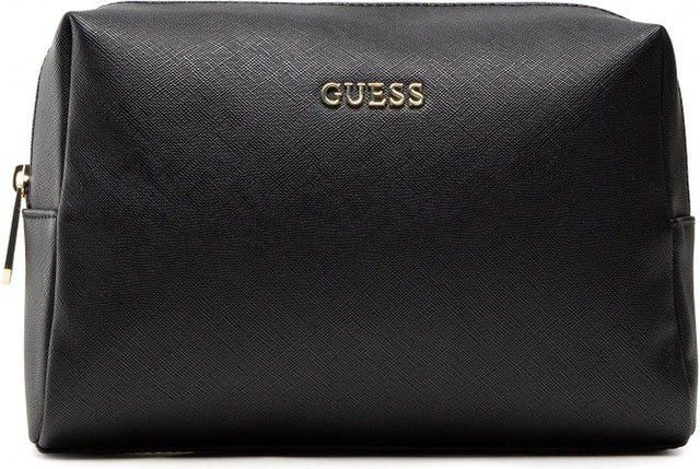 Guess, Saffiano Vanilla, Synthetic Leather, Textile Bag, Toiletry, Black, For Women, 23 x 17 x 8 cm  Guess - Nutra Best Bulgaria
