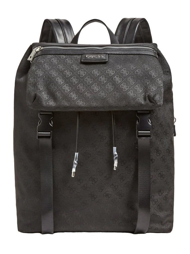 Guess, Salameda, Polyester, Textile Backpack, Black, Laptop Compartiment, Unisex  Guess - Nutra Best Bulgaria
