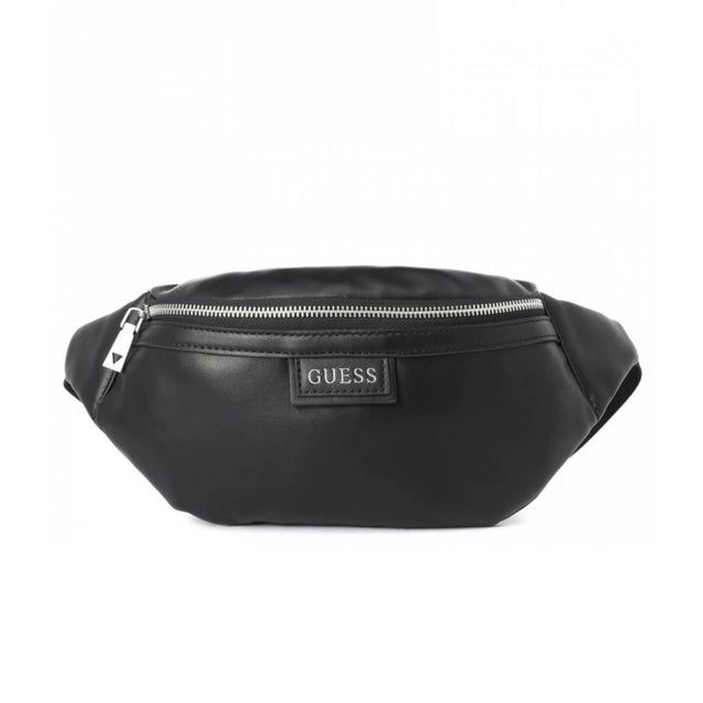 Guess, Scala, Synthetic Leather, Textile Fanny Pack, HMESCAP1230, Black, 21.3 x15 x 7.5 cm, For Men  Guess - Nutra Best Bulgaria