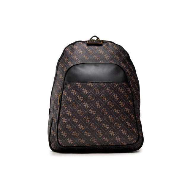 Guess, Vezzola, Synthetic Leather, Textile Backpack, Brown, Laptop Compartiment, hmvezl p1105, For Men, 38 x 33 x 10 cm  Guess - Nutra Best Bulgaria