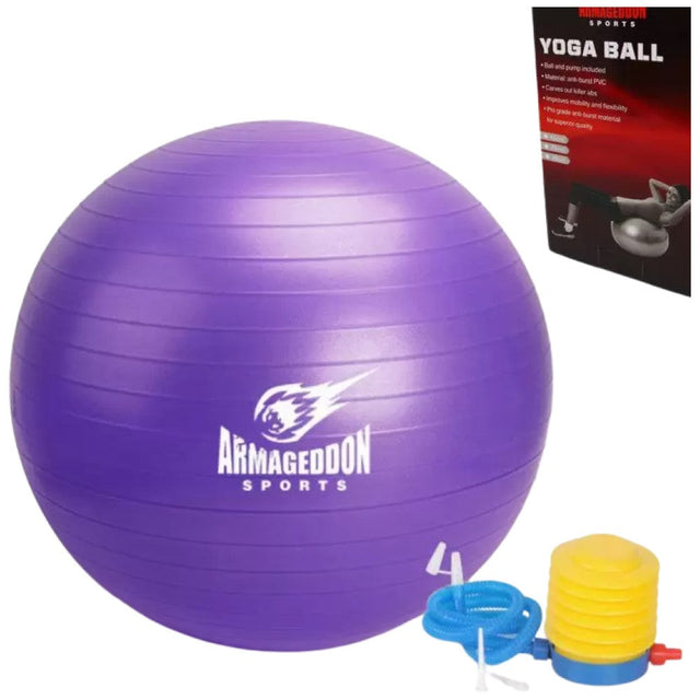 Gymnastic Ball With a Pump 75 cm / Гимнастическа Топка с Помпа 75 см  ARMAGEDDON - Nutra Best Bulgaria