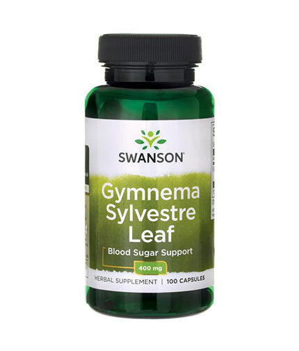 Gymnema Sylvestre Leaf 400 mg - 100 капсули  Swanson - Nutra Best Bulgaria