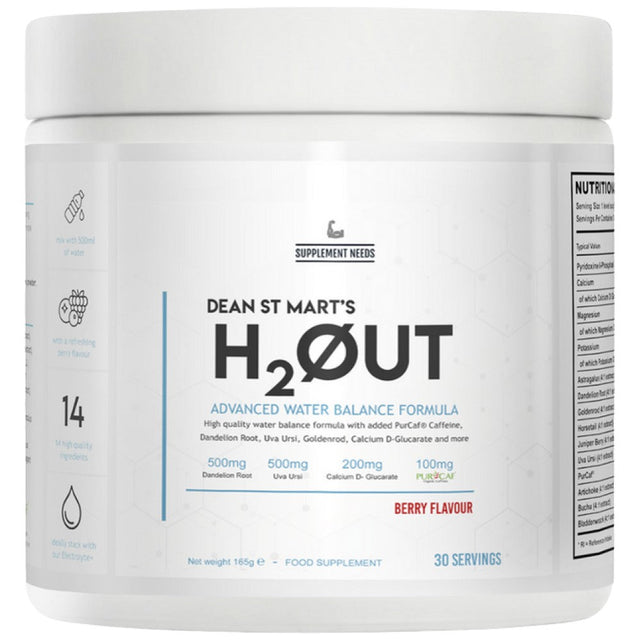 H2OUT | Water Balance Formula - 165 грама  Supplement Needs - Nutra Best Bulgaria