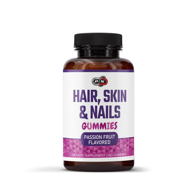 HAIR, SKIN & NAILS PASSION FRUIT - 60 Gummies  Pure Nutrition - Nutra Best Bulgaria