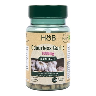 HB Чесън без мирис 120 таблетки, Holland & Barrett  Holland & Barrett - Nutra Best Bulgaria