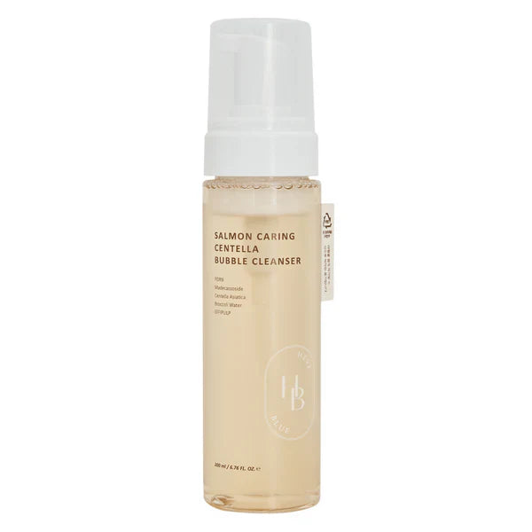 HEVEBLUE - Salmon Caring Centella Bubble Cleanser, 200ml  HEVEBLUE - Nutra Best Bulgaria
