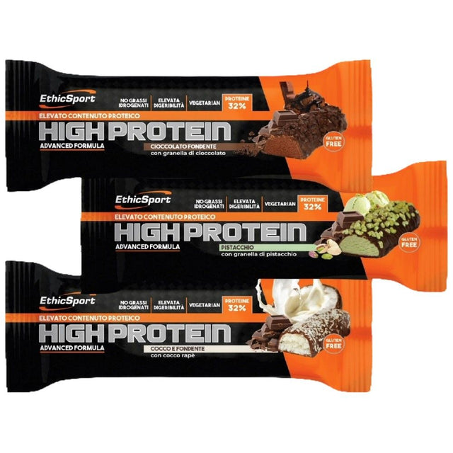 HIGH PROTEIN Bar - 21 x 45 грама  EthicSport - Nutra Best Bulgaria