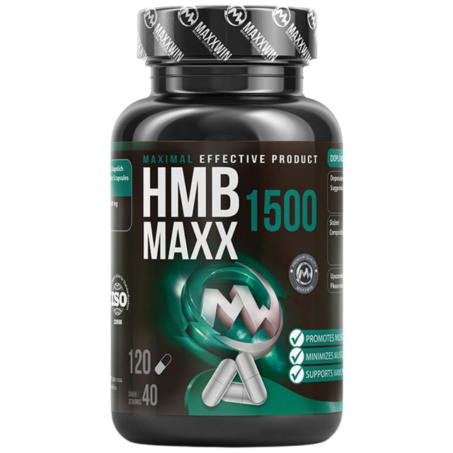 HMB Maxx 1500 - 120 капсули  MAXXWIN - Nutra Best Bulgaria