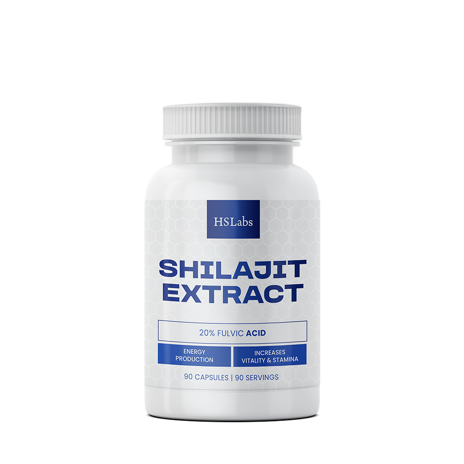 HS LABS - SHILAJIT EXTRACT 500 mg (20 % fulvic acid) - 90 capsules ...