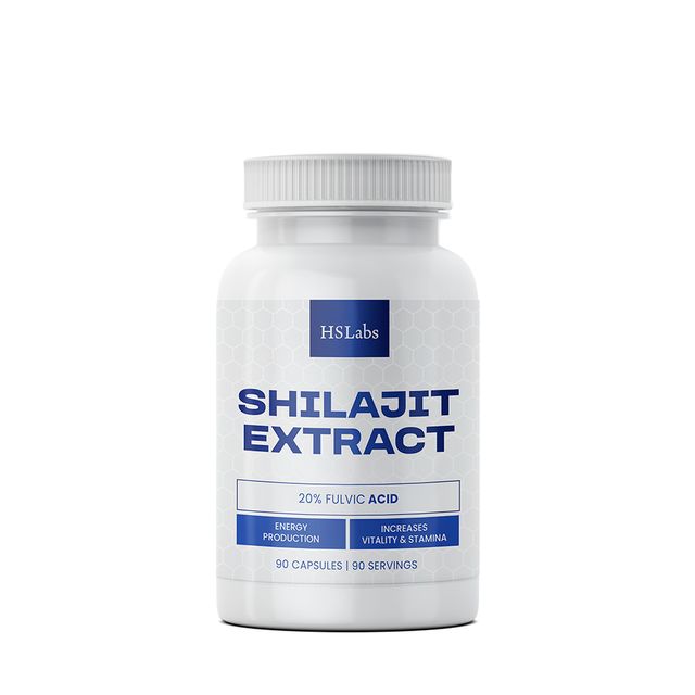 HS LABS - SHILAJIT EXTRACT 500 mg (20 % fulvic acid) - 90 capsules  HS LABS - Nutra Best Bulgaria