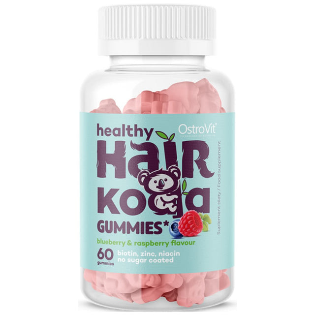 Hair Koala / Healthy Gummies 60 Дъвчащи таблетки  OstroVit - Nutra Best Bulgaria