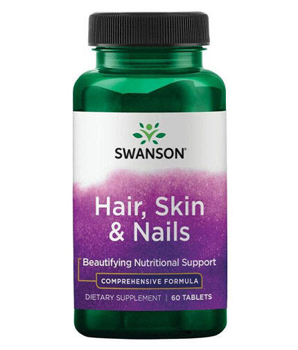 Hair, Skin & Nails - 60 Таблетки  Swanson - Nutra Best Bulgaria