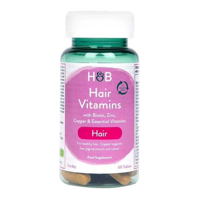 Витамини за коса с колаген (Hair Vitamins) 60 таблетки, H&B  Holland & Barrett - Nutra Best Bulgaria