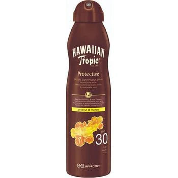 Hawaiian Tropic - Protective Dry Oil Continuous Spray SPF 30 - Dry suntan oil - 177ml  Hawaiian Tropic - Nutra Best Bulgaria